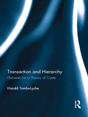 cover image of Transaction and Hierarchy